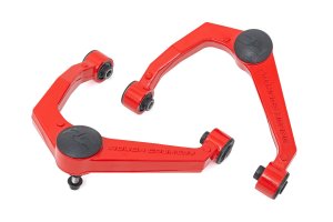 Nissan Frontier Upper Control Arms - Front - Rough Country - Forged - Red - '05-'25
